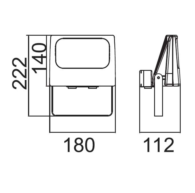 Прожектор уличный  W6170 S Oasis Light