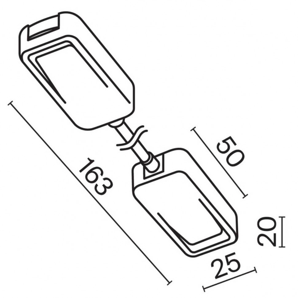 Коннектор питания L-образный Maytoni Technical Radity TRA084CPC-B-12