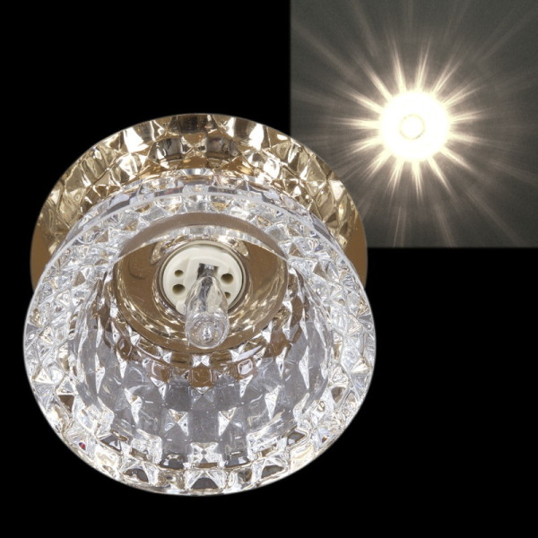 Точечный светильник  7298/H G9 GD Sneha