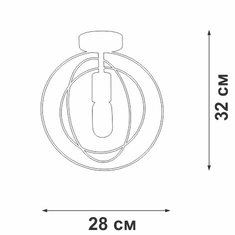 Потолочный светильник V3794-8/1PL Vitaluce