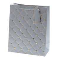 Пакет подарочный M (бумага 210г/м2, блок 12шт), L26 W12 H32 см, 8в.