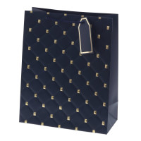 Пакет подарочный M (бумага 210г/м2, блок 12шт), L26 W12 H32 см, 8в.