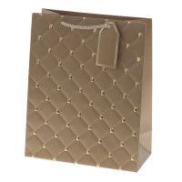 Пакет подарочный M (бумага 210г/м2, блок 12шт), L26 W12 H32 см, 8в.