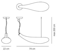 Подвесной светильник Cosmic 1629010A Artemide Подвесной светильник Cosmic 1629010A Artemide
