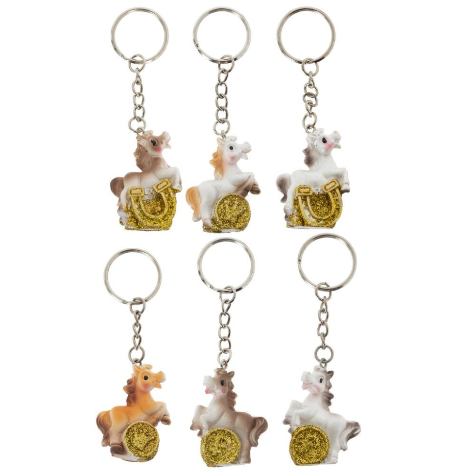 Брелок "Лошадка", L2 W2,5 H4 см, 6в.