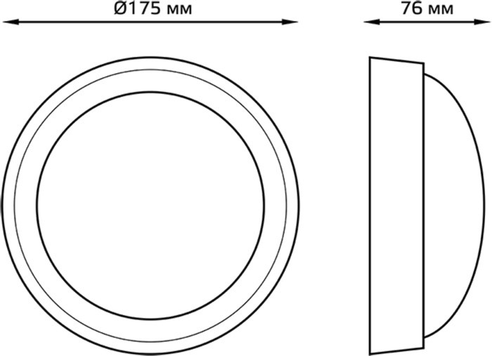Настенно-потолочный светильник ECO 141411312 Gauss