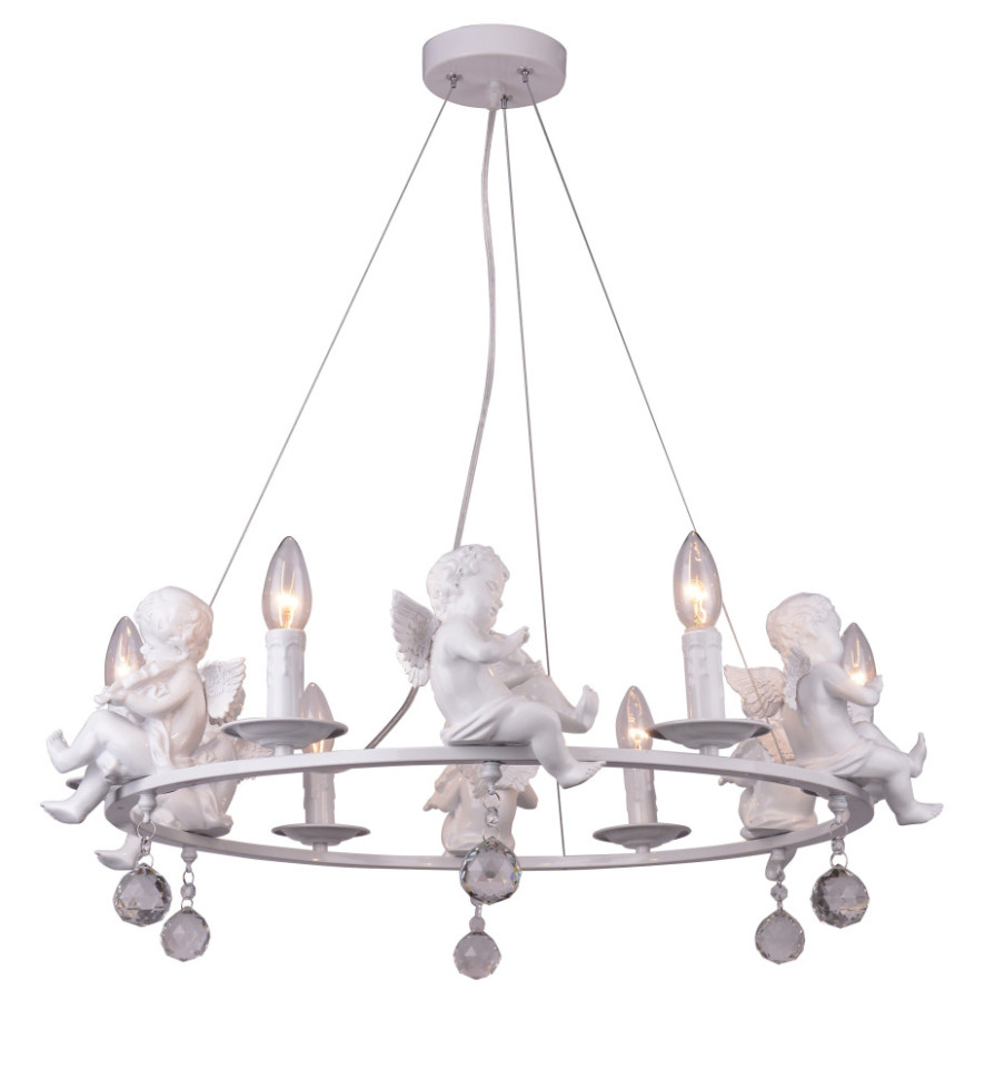 Подвесная люстра Amur A4288LM-6WH Arte Lamp