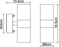 Архитектурная подсветка Style 3201-2L Globo Архитектурная подсветка Style 3201-2L Globo