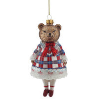Украшение новогоднее "Медведь", L7 W7 H16,5 см