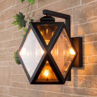 Настенный фонарь уличный Ambra 35133/D черный Elektrostandard