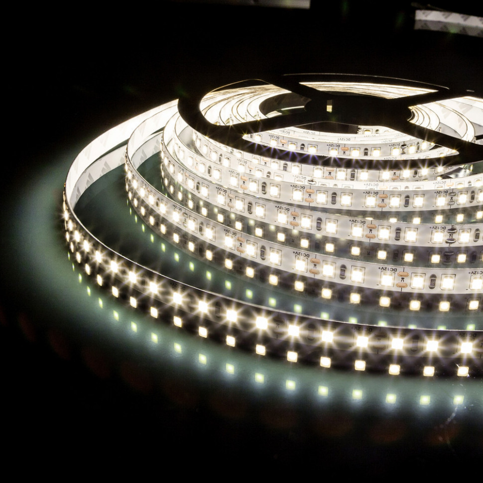 Светодиодная лента 12V 9,6W Лента светодиодная 12V 9,6W 120Led 2835 IP65 дневной белый, 5м Elektrostandard