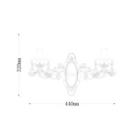 Бра Lucia Tucci Fiori Di Rose W1770.2 Бра Lucia Tucci Fiori Di Rose W1770.2