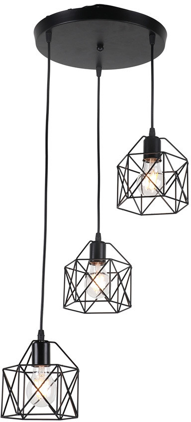 Подвесной светильник  MD.0330-3-P BK Imex