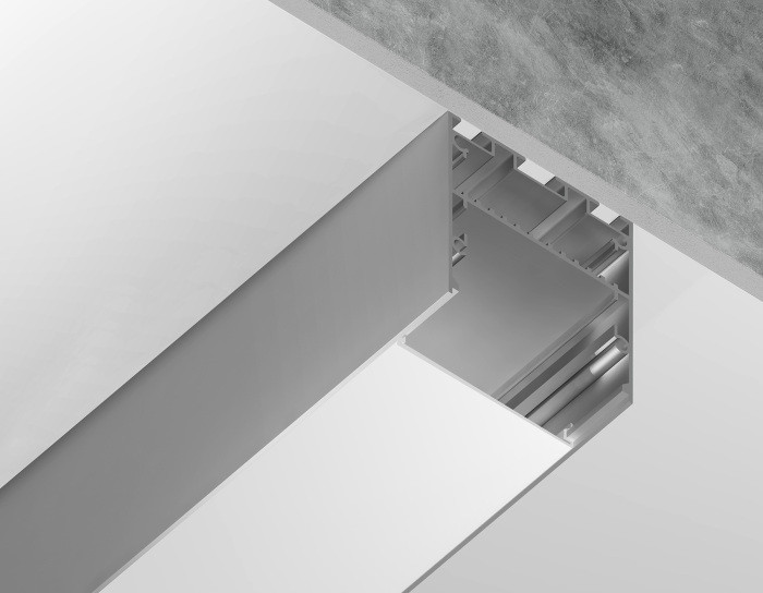 Профиль для светодиодной ленты Illumination GP3050AL Ambrella