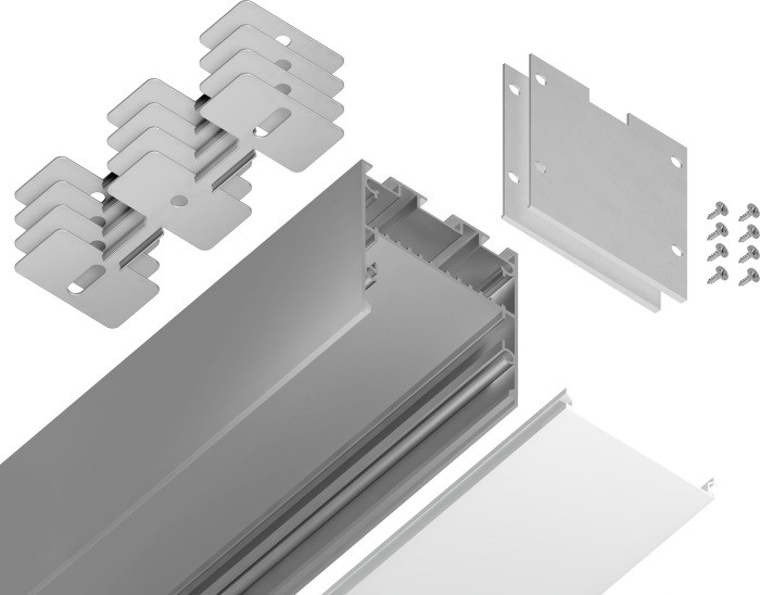 Профиль для светодиодной ленты Illumination GP3050AL Ambrella