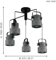 Подвесная люстра Hilcott 39856 Eglo