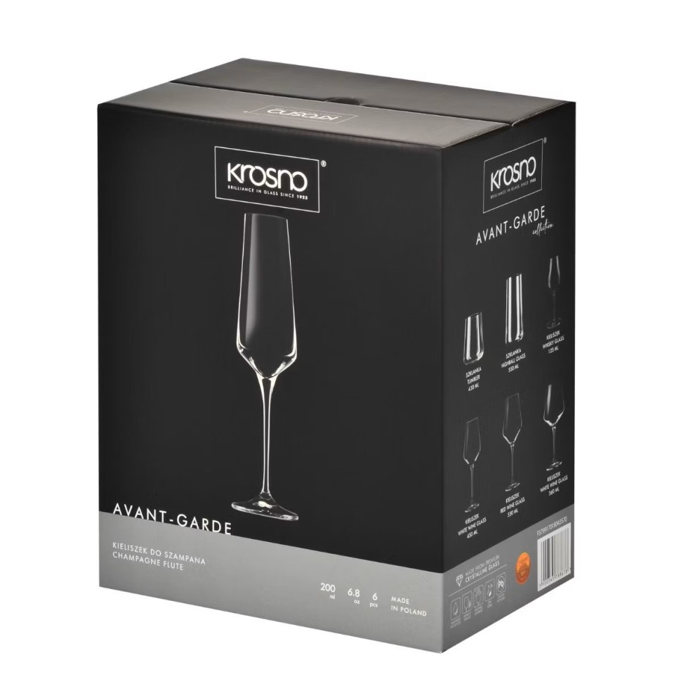 Набор фужеров 180мл.6шт."Avant-Garde"