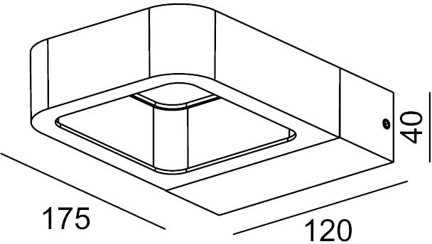 Архитектурная подсветка BRISBANE LED W61865 Gr Oasis Light