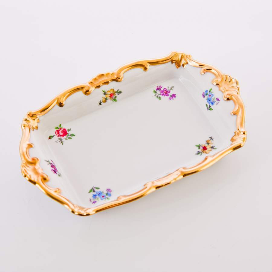 Масленка 18см."Мейсенский цветок"