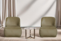 Кресло Capri Basic велюровое оливковое Кресло Capri Basic велюровое оливковое