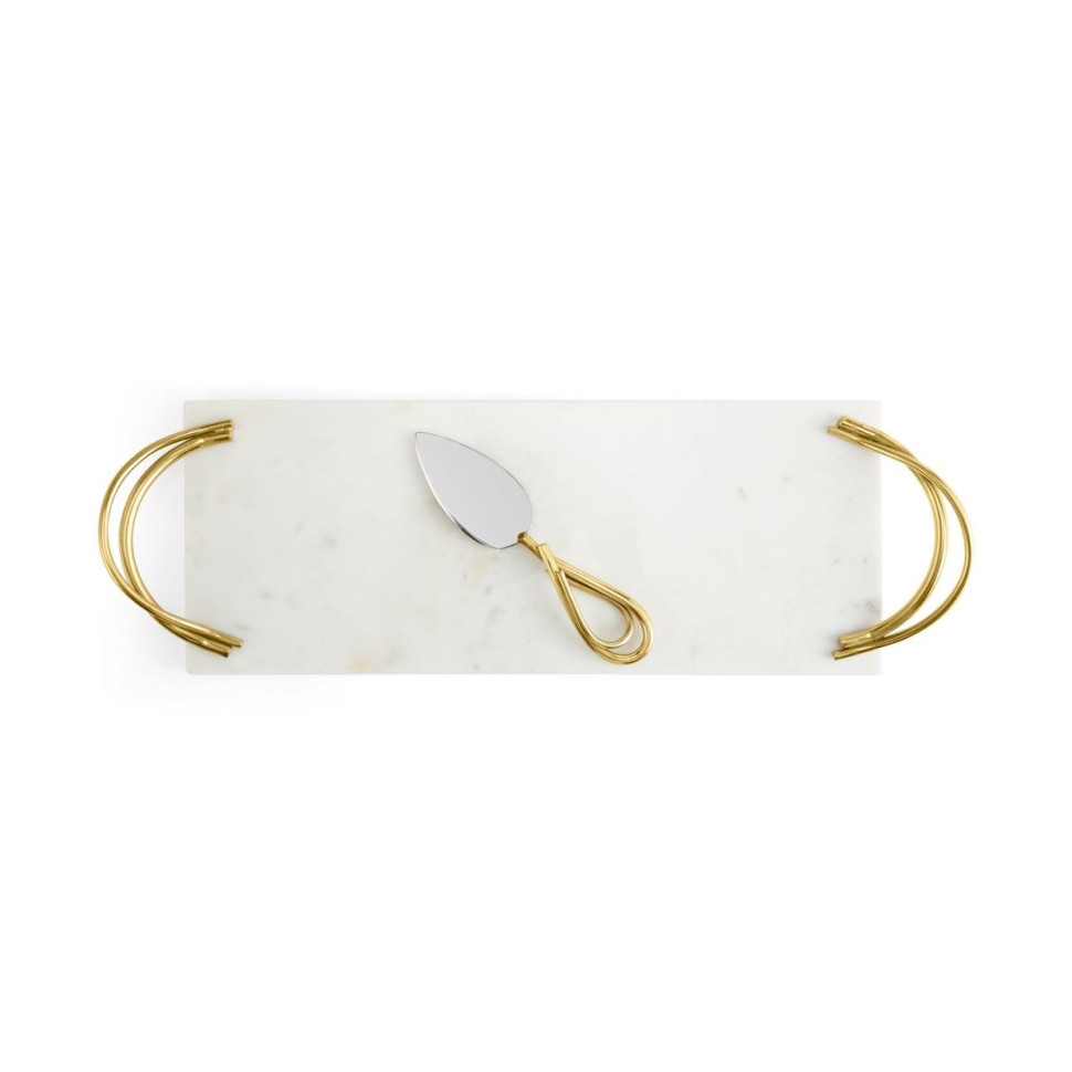 Доска для сыра с ножом Michael Aram "Calla Lily", 43х15 см