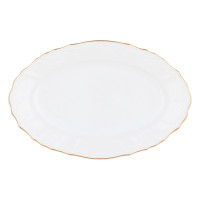 Блюдо овальное 26см."Бернадот белый 311011" Bernadotte