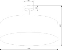 Потолочная люстра Rondo 6248 Rondo Linen TK Lighting