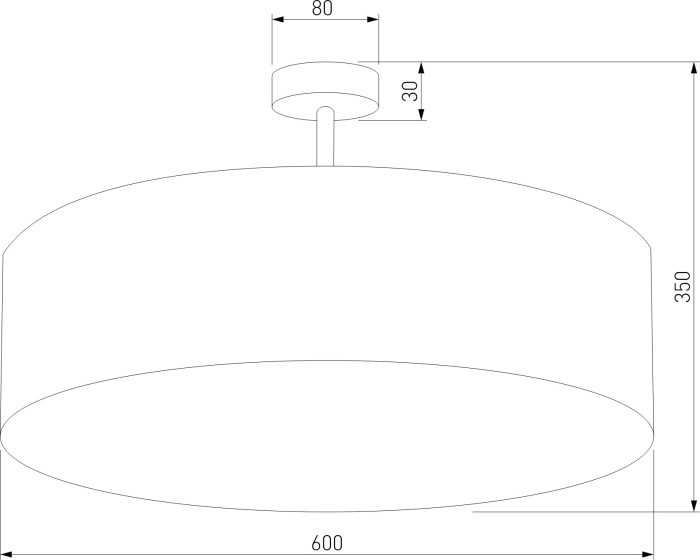 Потолочная люстра Rondo 6248 Rondo Linen TK Lighting