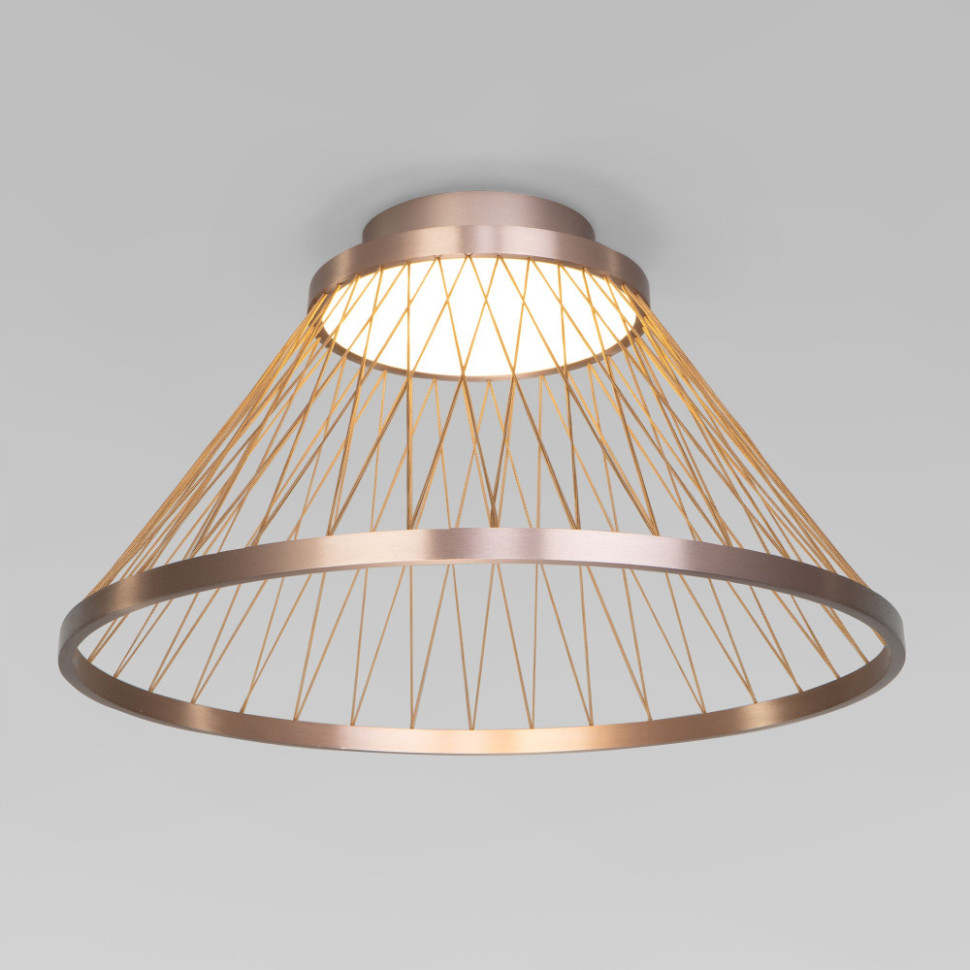 Потолочный светильник Cesta 40019/1 LED коричневый Eurosvet