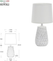 Интерьерная настольная лампа Bertha 7071-502 Rivoli Интерьерная настольная лампа Bertha 7071-502 Rivoli