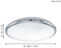 Потолочный светильник Manilva 93496 Eglo