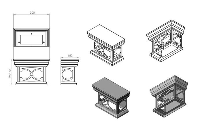 Настенный фонарь уличный Варна 370-13/bbc-11 Русские фонари