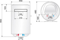 Водонагреватель Ariston SB R 50 V