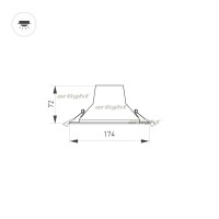 Точечный светильник STORM 032433 Arlight