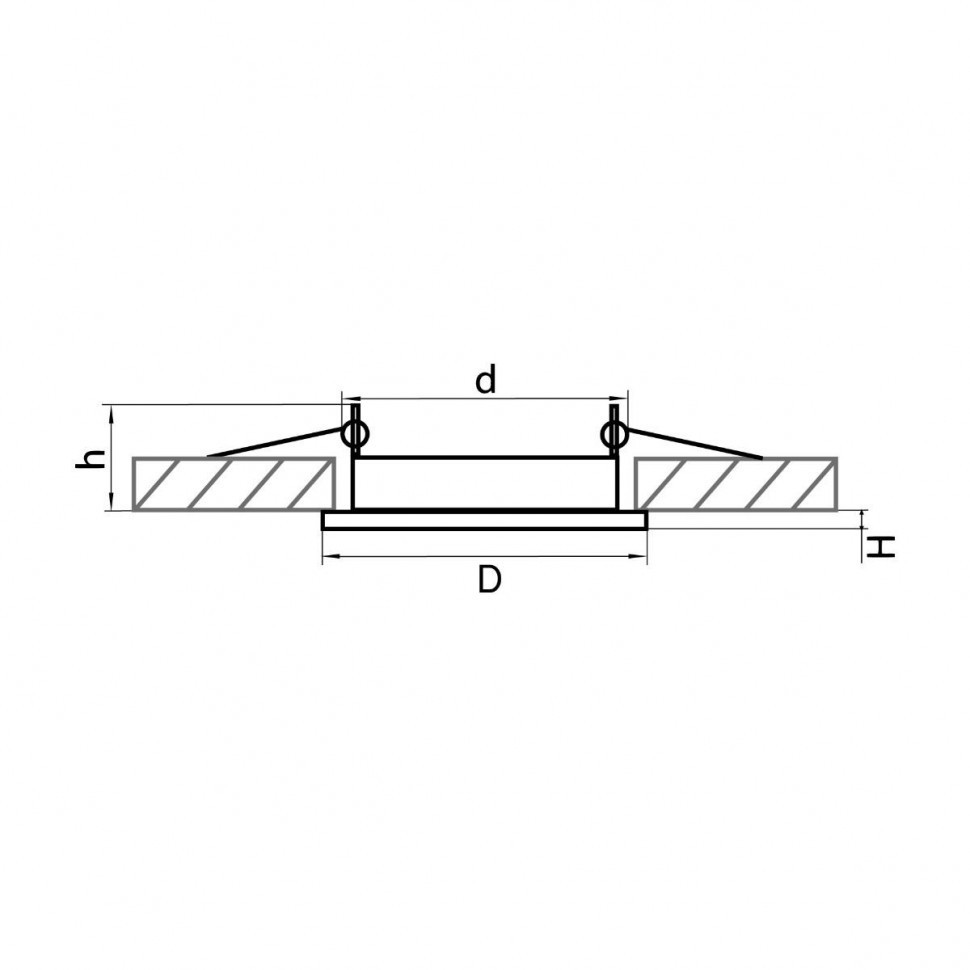 Встраиваемый светильник Lightstar Tensio 212117