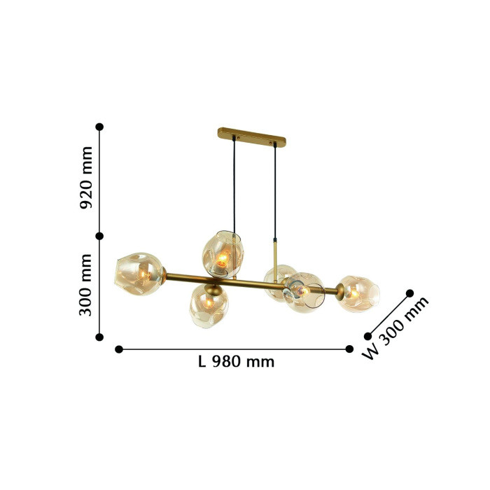 Подвесной светильник Traube 2362-6P Favourite