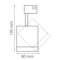 Трековый светодиодный светильник Lightstar Canno Led 301262 Трековый светодиодный светильник Lightstar Canno Led 301262