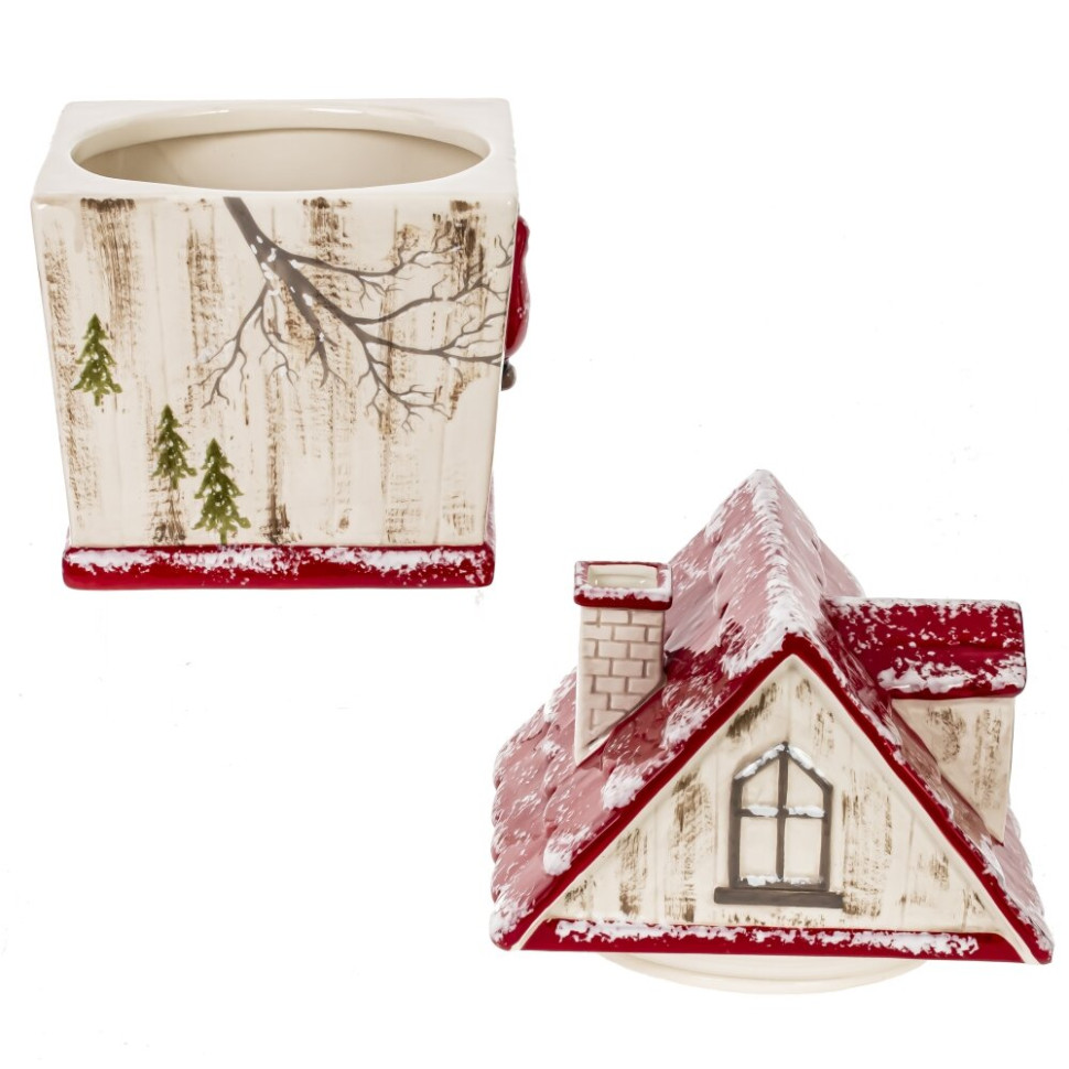 Конфетница "Дом", 2100 мл, L18,5 W18,5 H21 см