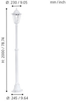 Наземный фонарь Navedo 93453 Eglo Наземный фонарь Navedo 93453 Eglo