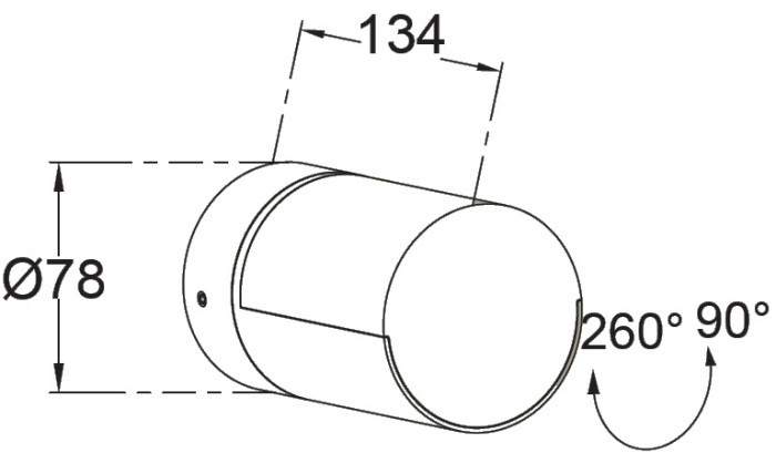 Архитектурная подсветка BRISBANE LED W1981-1 Gr Oasis Light
