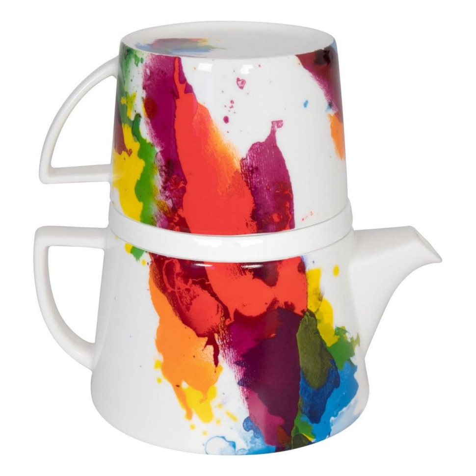 Набор для чая 350мл на 1перс.4пред."On Colour - Flow"