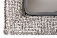 Кровать Runa детская угловая с подъемным механизмом шенилл серый Кровать Runa детская угловая с подъемным механизмом шенилл серый