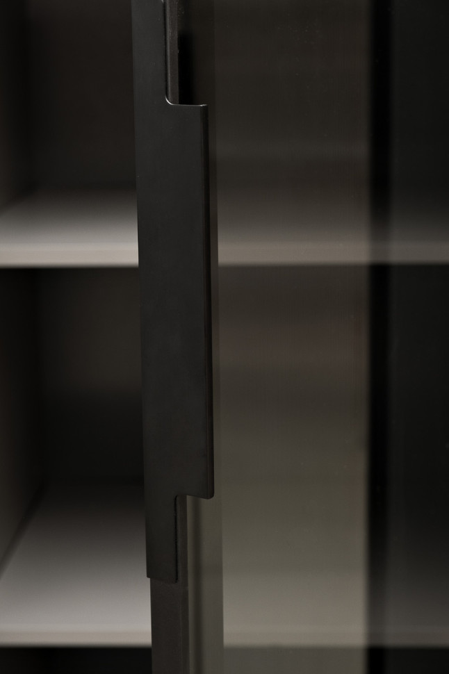 Шкаф Alto двухдверный с полками цвет серый кобальт