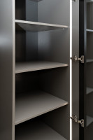 Шкаф Alto двухдверный с полками цвет серый кобальт Шкаф Alto двухдверный с полками цвет серый кобальт