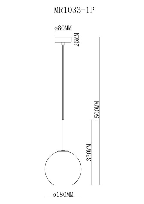 Подвесной светильник Stiven MR1033-1P MyFar