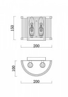 Настенный светильник Freya Savoy FR5053WL-02BS Настенный светильник Freya Savoy FR5053WL-02BS