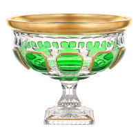 Ваза для фруктов н/н 30см."Антик Зеленый"