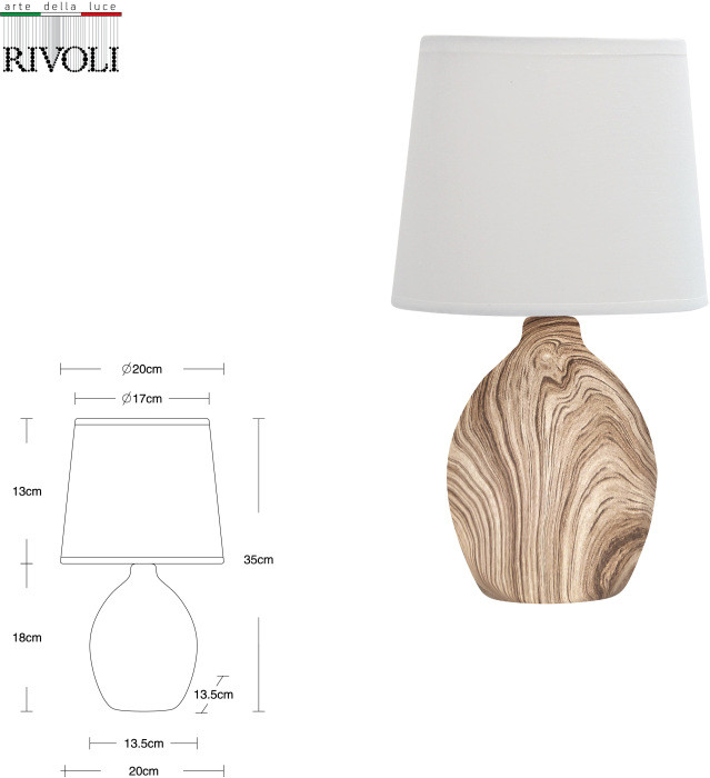 Интерьерная настольная лампа Chimera 7072-503 Rivoli