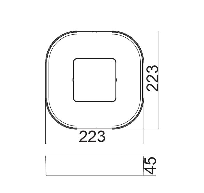 Настенный светильник уличный  W3501L-3K S Oasis Light