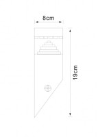 Настенный светильник уличный Shalby A2218AL-1BK Arte Lamp